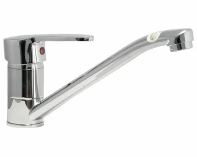 фото Дисма Смеситель для кухни "Juguni" одноручный, с гибкой подводкой, литой поворотный излив 250 мм 0402.602