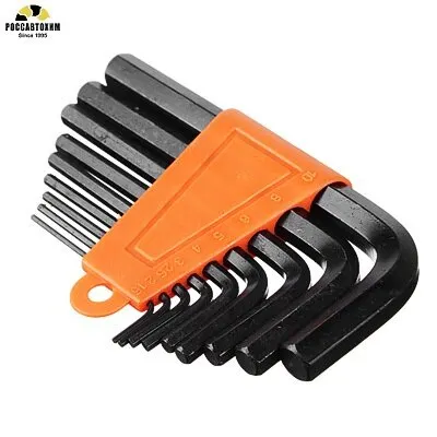 Фото №0 Набор ключей шестигранников 1,5-10мм,9шт.(011) ЕРМАК /657-011/