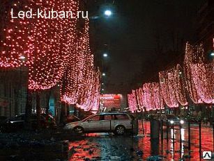 фото Светодиодная штора (световой занавес)