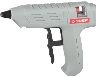 фото Пистолет ЗУБР "ЭКСПЕРТ" клеевой (термоклеящий), эл, эргоном рукоятка, выклю