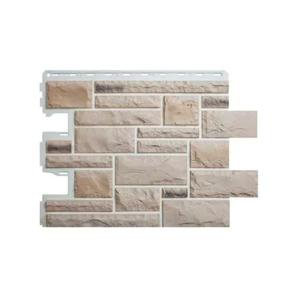 Фото №0 Фасадная панель (АП) "КАМЕНЬ ПРАЖСКИЙ" (01) 795*591 мм (раб.размер 673*560)