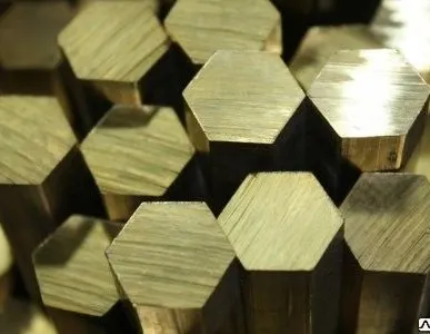 фото Латунь шестигранник 14 мм л63 2,5м, п/т