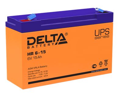 фото Аккумулятор Delta HR 6-15