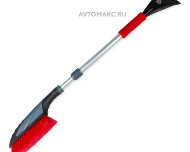 фото ARNEZI Щетка для очистки снега со скребком и телескопической ручкой 89 - 115 см