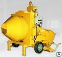фото Мобильная бетоноустановка СБР-1200А (со скипом дизель)