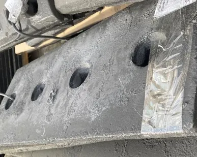 фото Нож средн. Т11.01 011501-93-23-01 (4 отв. прямой) импорт на технику Четра (Промтрактор)