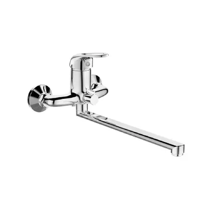 Фото №0 Смеситель для ванны DEVIDA DVL0723-07 с поворотным изливом 330 мм, цвет: хром