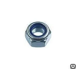 Фото №0 Гайки шестигранные со стопорным кольцом оцинкованные, КНР, DIN 985 М14