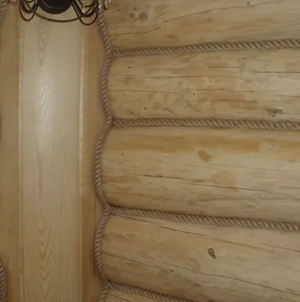 Фото №0 Канат джутовый отделочный плинтус натуральный диаметр 8-40мм