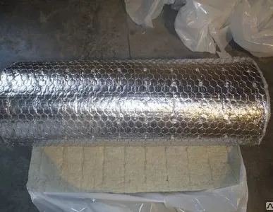 фото Прошивной мат покрытый фольгой Isotec Wired Mat 80 SM AL толщиной 100 мм