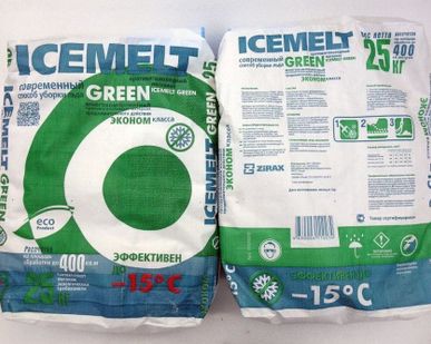 фото Противогололедный реагент Айсмелт Грин (-15)