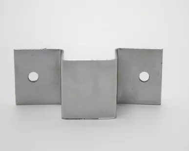 фото Двойной полкодержатель, H=18мм, 25х25мм, хром