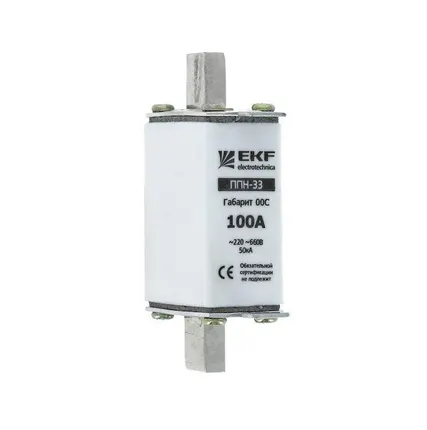 Фото №0 Вставка плавкая ППН-33 100/40А габарит 00C PROxima EKF fus-33/100/40