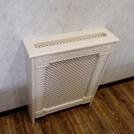 Фото №0 Деревянный экран на батарею