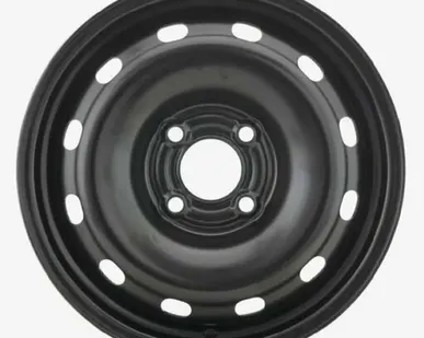 фото Диск ТЗСК штамп. 6x15/4x100 ET48 D54,1 Чёрный (Hyundai Solaris, Kia Rio)