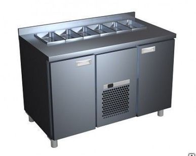 фото Холодильный стол BAR-320C Полюс Салат оцинк. сталь