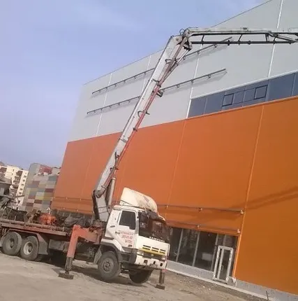 Фото №0 Аренда автобетононасоса c вылетом стрелы 32 метра