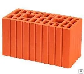 фото Кирпич рядовой поризованный 2 M-200 Гжель рифленый