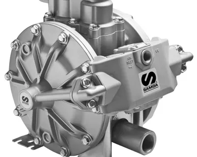 фото DF200 Диафрагменный насос PTFE/SAN для красок и чернил на водной основе, клеёв