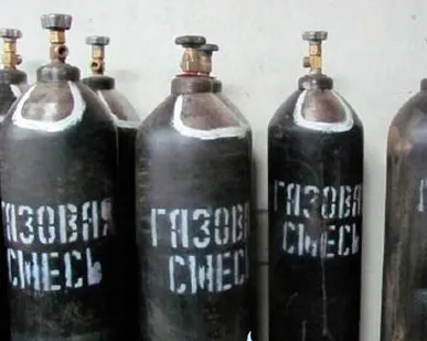 фото Сварочная смесь К8, заправка баллона газовой смесью 40л