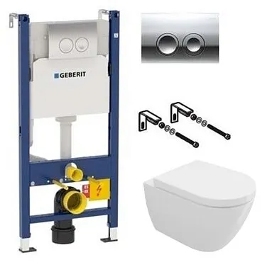 Фото №0 Комплект Bocchi Venezia Rimless 1295-001-0129 подвесной унитаз + инсталляция