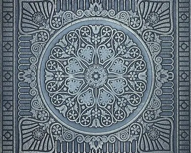 фото Чугунная плитка "Гжель"