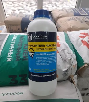 Фото №0 Очиститель фасадов и плитки Goodhim-600 1л