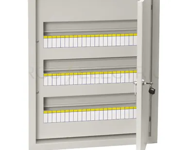 фото Щит навесной металлический ЩРн-54з IP31 с замком ИЭК