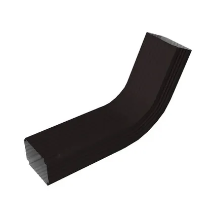 Фото №0 Колено трубы гофрированное Vortex Lite Matt 76х102 мм RAL 9005 черный