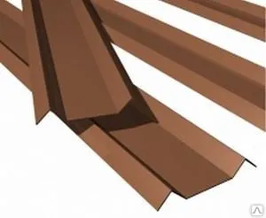 Фото №0 Штакетник Шоколад 1,25м М-обр.