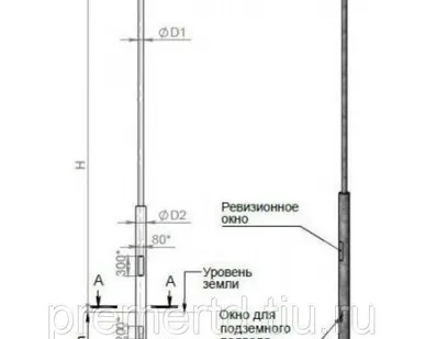 фото Опоры парковые ОП2-3,5-1,0