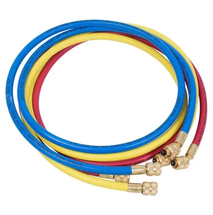 Фото №0 МАСТАК Шланг заправочный для фреона 1/4"SAE х1/4"SAE, 1,8 м 105-61018