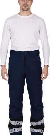 Фото №0 Брюки мужские утепленные ACTIVE, синий-черный