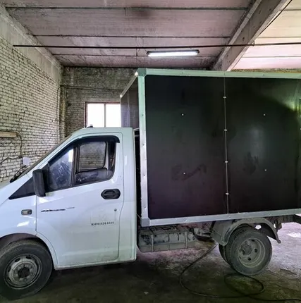 Фото №0 Фургон из ламинированной фанеры на Газель 3 метра