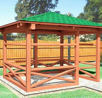 Фото №0 Дачная беседка 3х4