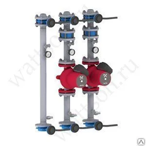 Фото №0 МКС Модуль коммунальный GEFFEN Модуль прямой D 50 2 x с Grundfos UPS 50-180