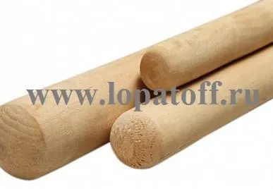 фото Черенок для лопаты 38х1200, ВС (без сучков), конусованный