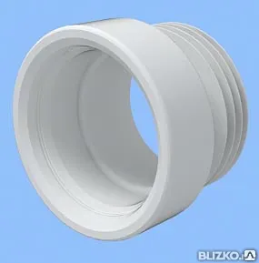 Фото №0 Манжета для унитаза прямая (W 0210) "Ани-пласт"