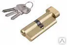 Фото №0 Механизм ЗУБР МАСТЕР цилиндр., тип ключ-защелка, цвет латунь, 5-PIN, 90мм