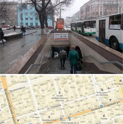 Фото №0 Реклама наружная световое панно Ворошиловский–Б. Садовая (со ст. Соколова)