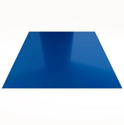 Фото №0 Плоский лист полиэстер 1250х0,45 RAL 5005 синий