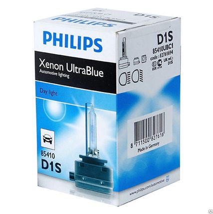Фото №0 Philips D1S 6000K 85410, Ксеноновая лампа