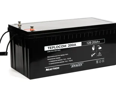фото Аккумулятор для ИБП котла 200 А*ч Teplocom свинцово-кислотный, 12В