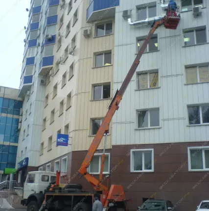 Фото №1 Аренда автовышки (автогидроподъемника) ГРИНМАШ ПСС-131.18Э, Брянск