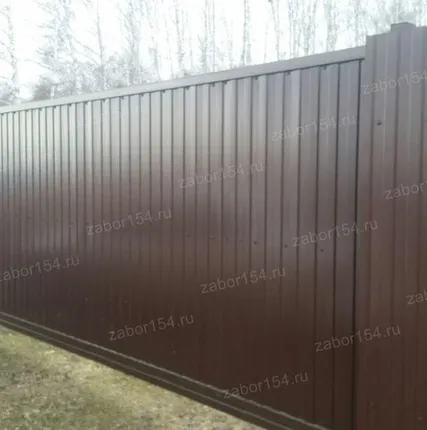 Фото №0 ОТКАТНЫЕ ВОРОТА (под автоматику)