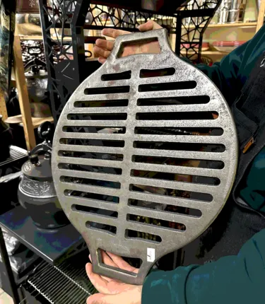 Фото №0 Чугунная решетка гриль 430/530/12 мм Россия