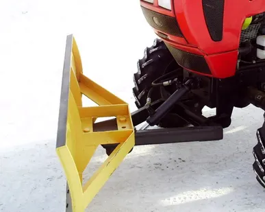 фото Отвал бульдозерный ОБ-07 поворотный механический для минитракторов