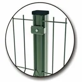 Фото №0 Опора (столб) для заграждения из профильной трубы 65х55х2615 мм