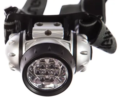 фото Фонарь налобный, 3 режима, 7 светодиодов (16lm), поворотный отражатель, LED5351 Ultraflash