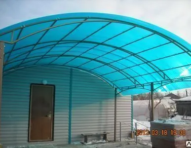 фото Козырьки из поликарбоната